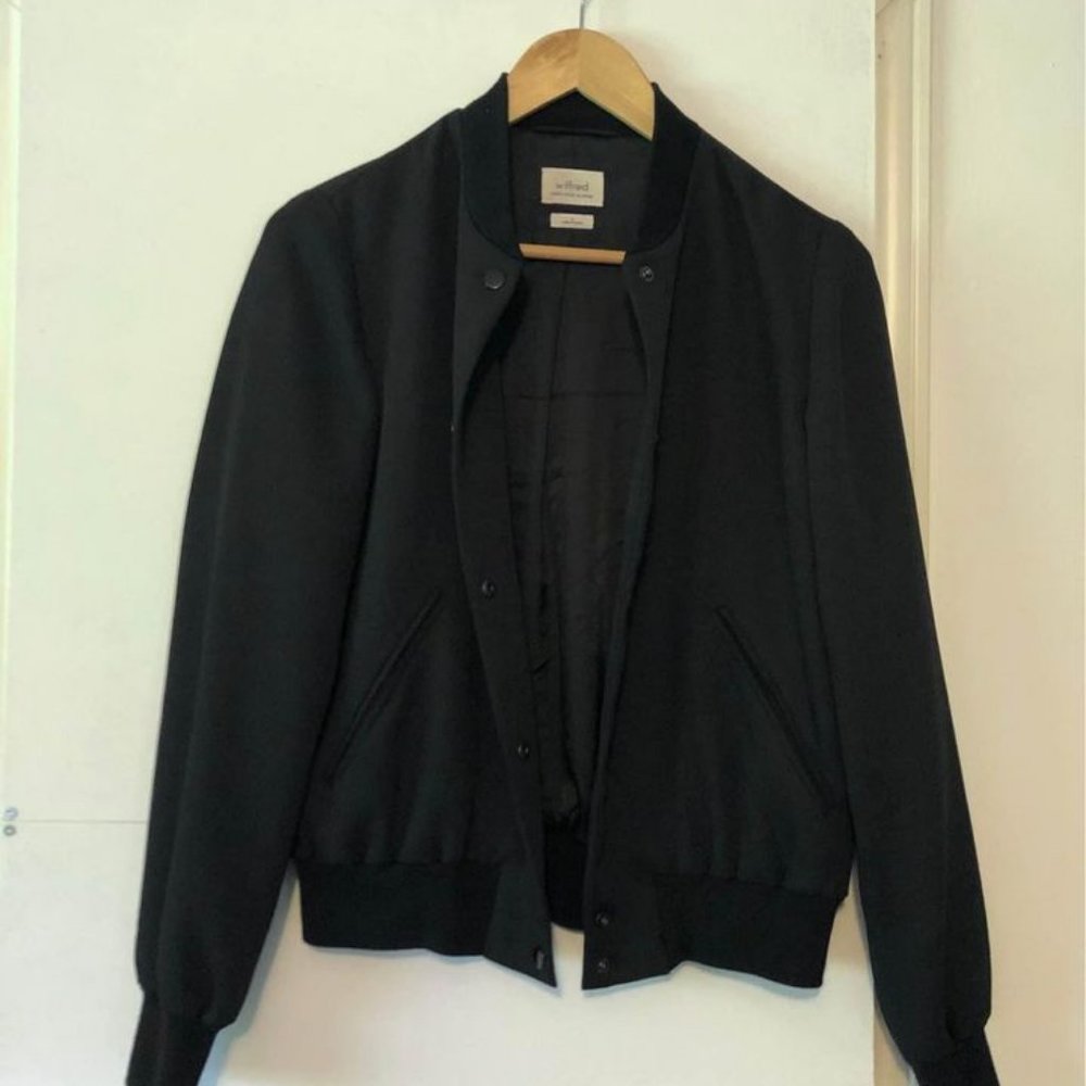 Black Wilfred Poussin Bomber